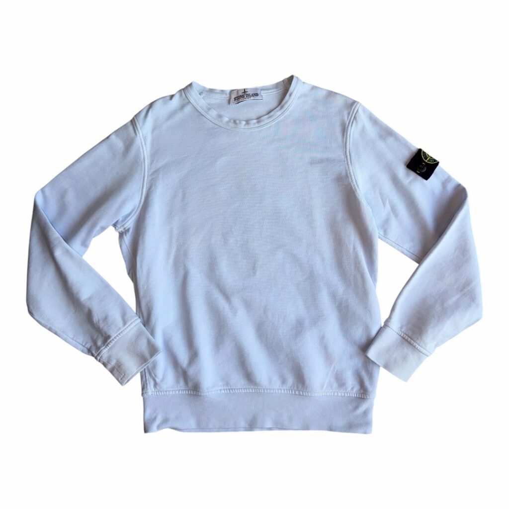 Stone Island Aged 8 Garment Dyed Sweatshirt Lilac