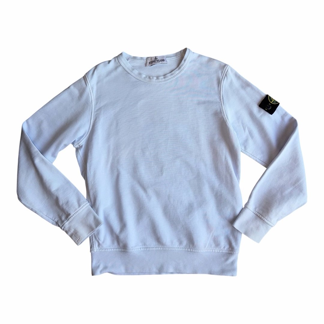 Stone Island Aged 8 Garment Dyed Sweatshirt Lilac